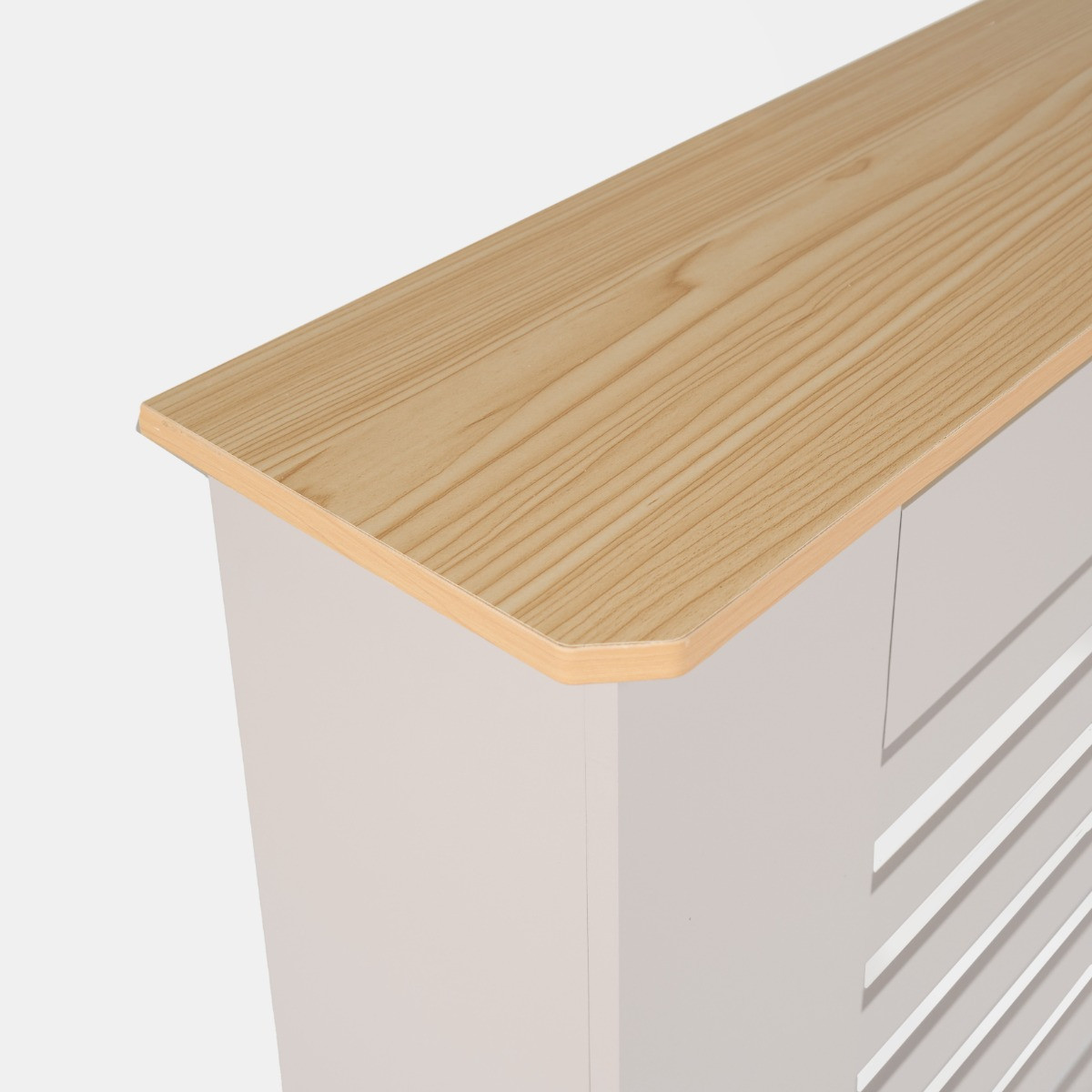 OHS Medium Wooden Radiator Cover - Grey>