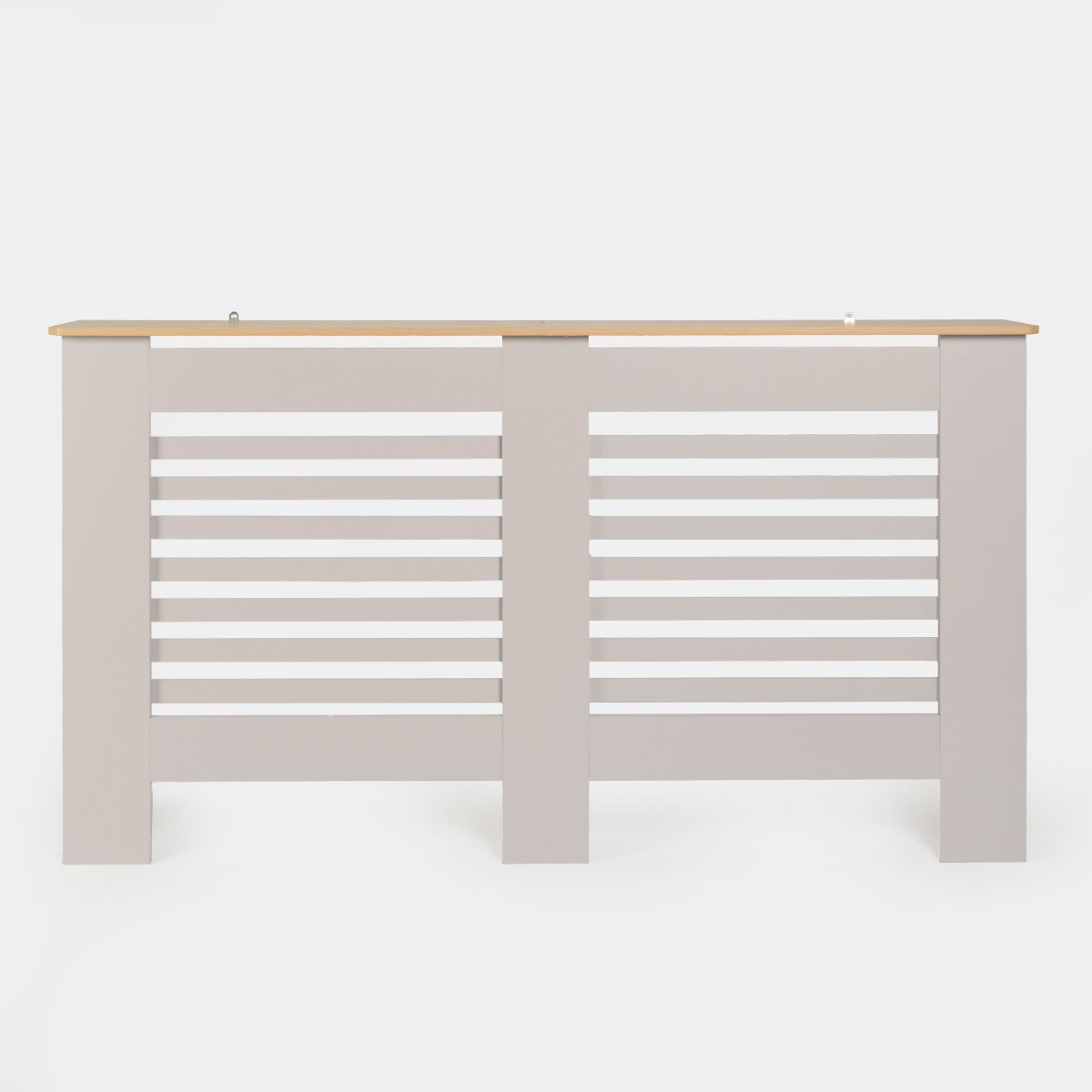 OHS Large Wooden Radiator Cover - Grey>