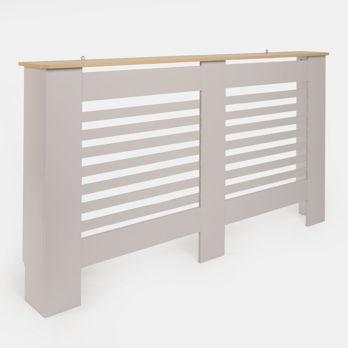 OHS Large Wooden Radiator Cover - Grey>