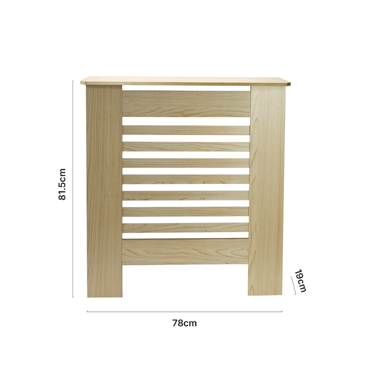 OHS Small Wooden Radiator Cover - Light Wood>