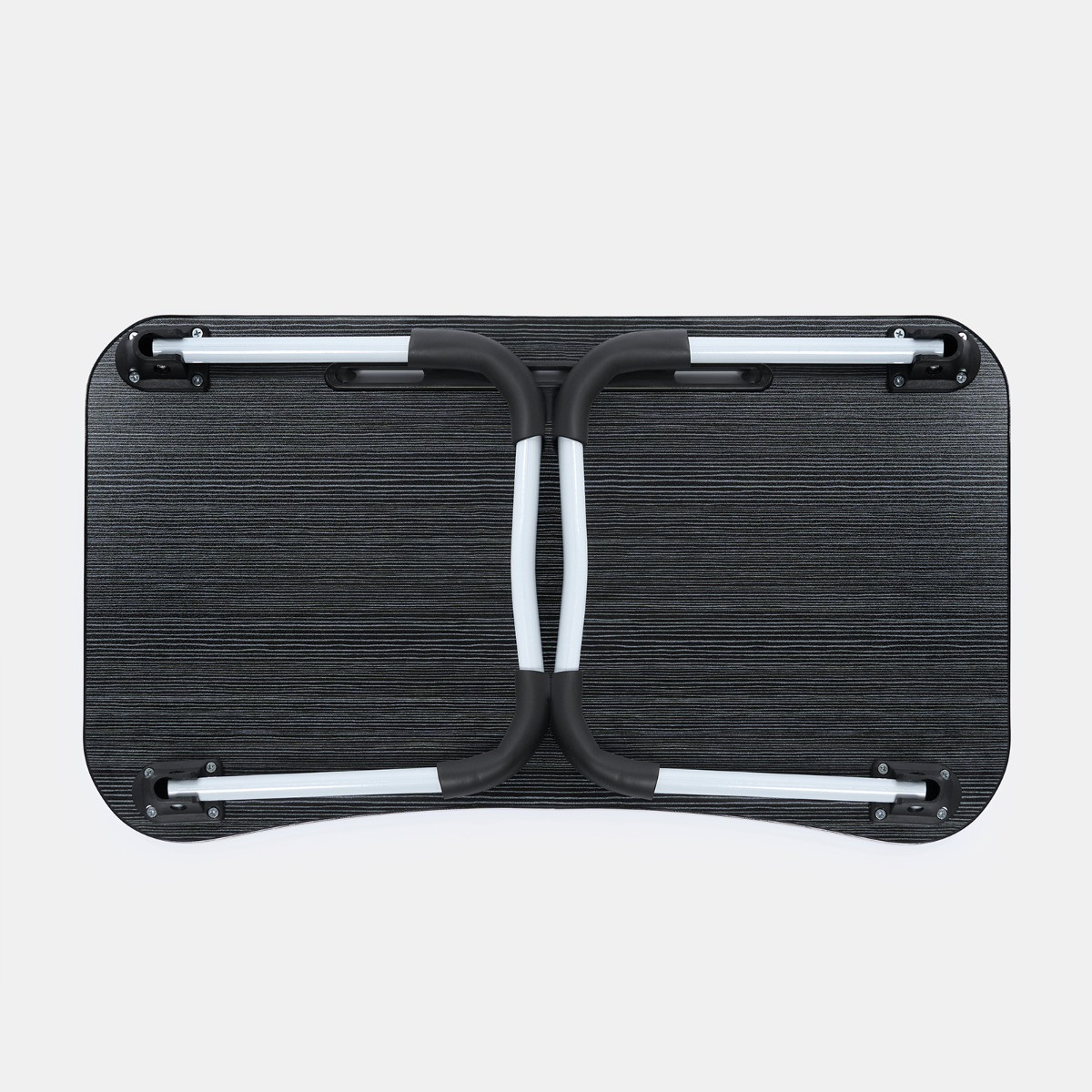 OHS Foldable Laptop Tray Table - Black>