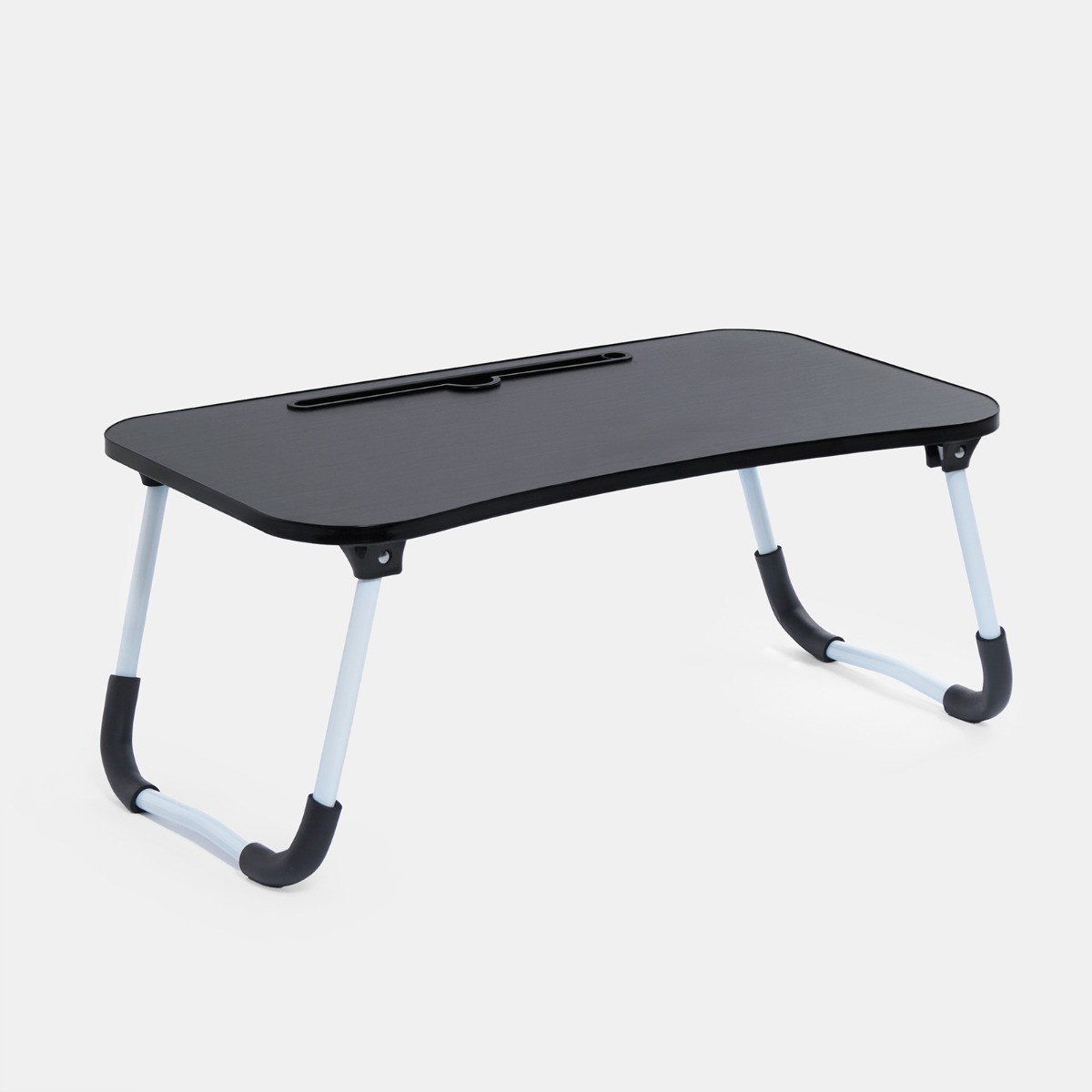 OHS Foldable Laptop Tray Table - Black>