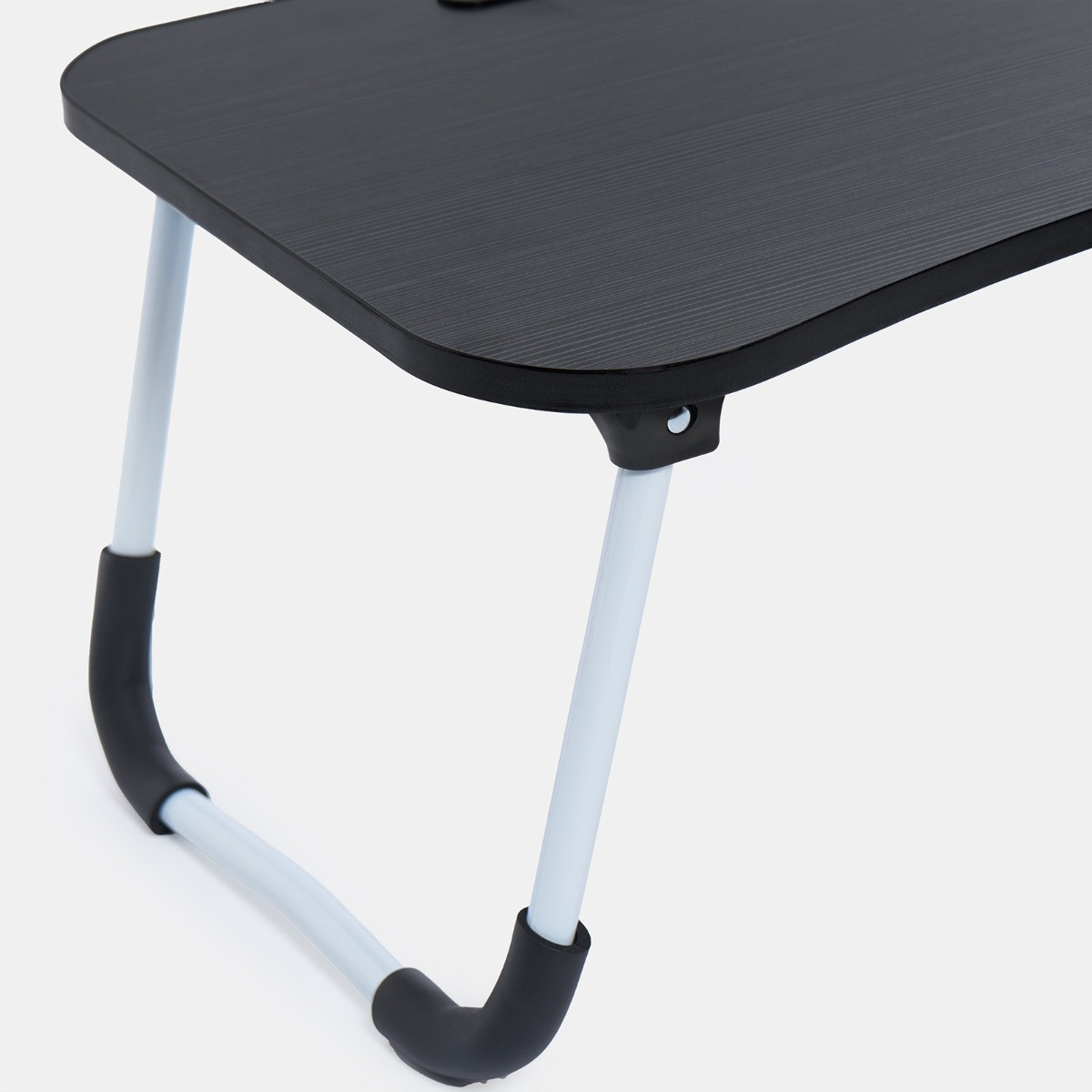 OHS Foldable Laptop Tray Table - Black>