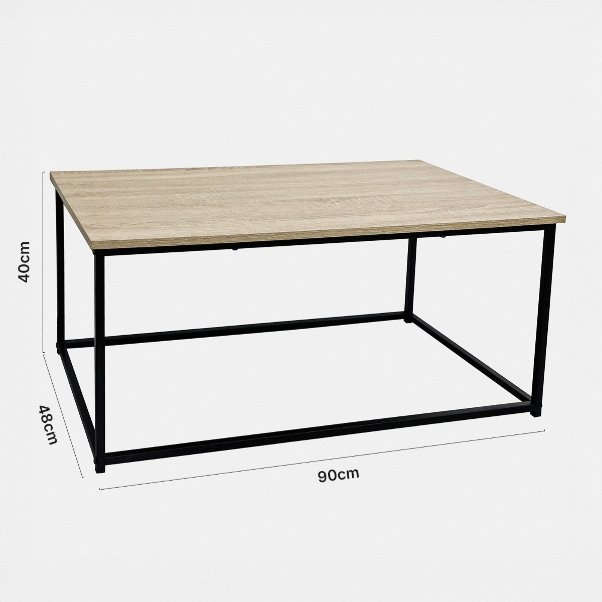 OHS Manhattan Rectangle Coffee Table - Natural Wood>