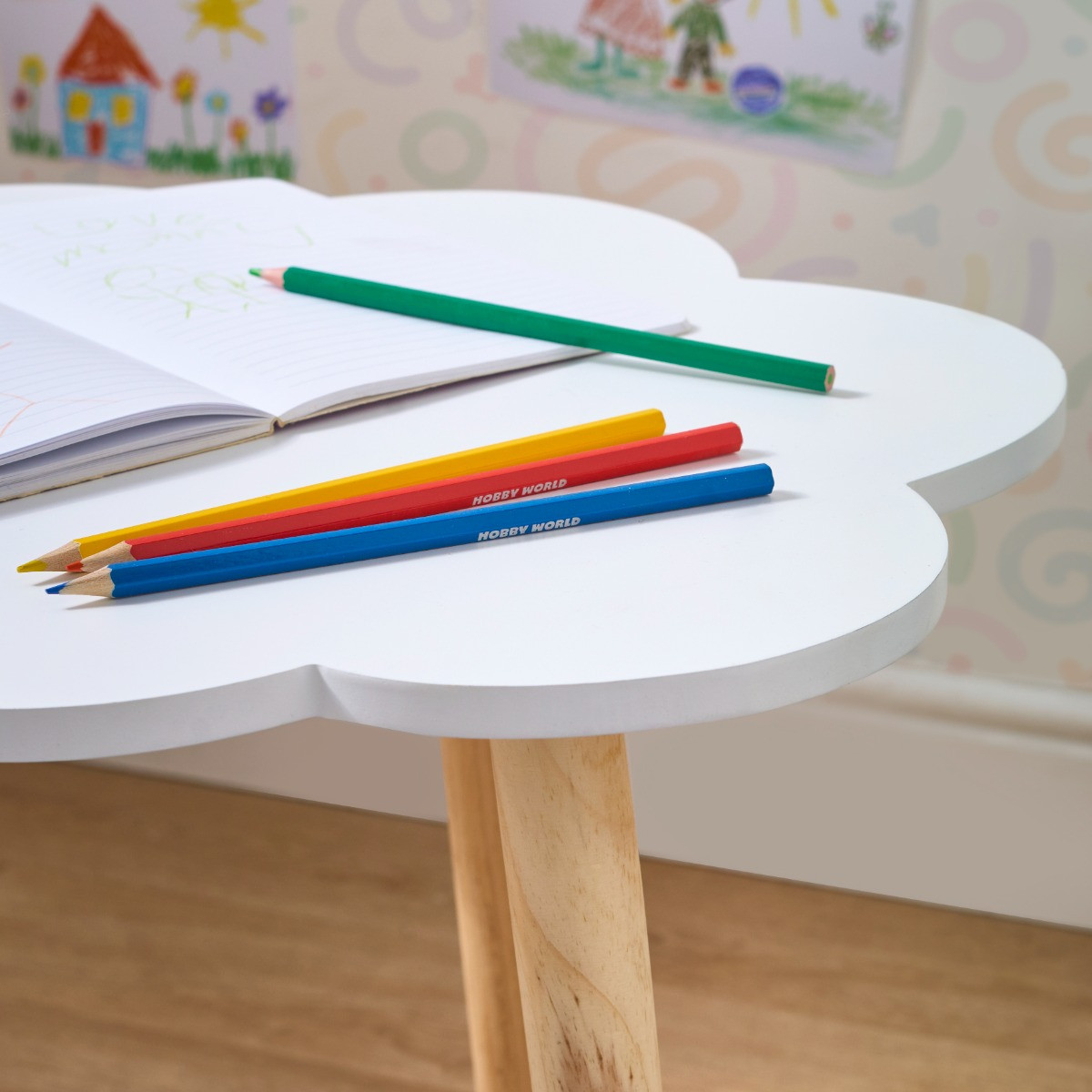OHS Cloud Shape Side Table - White>