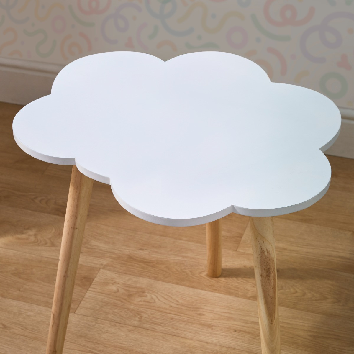 OHS Cloud Shape Side Table - White>