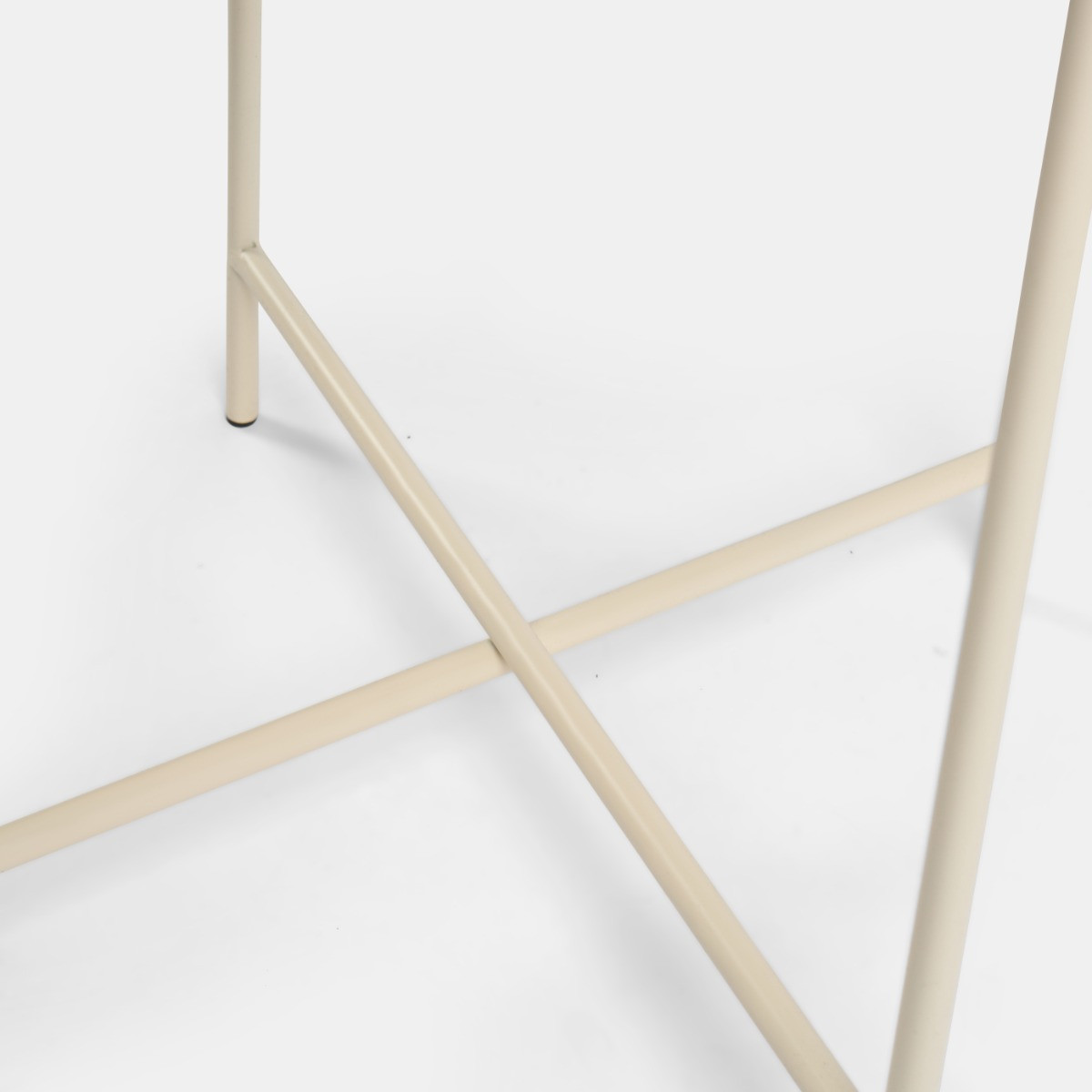 OHS Scallop Side Table - Cream>