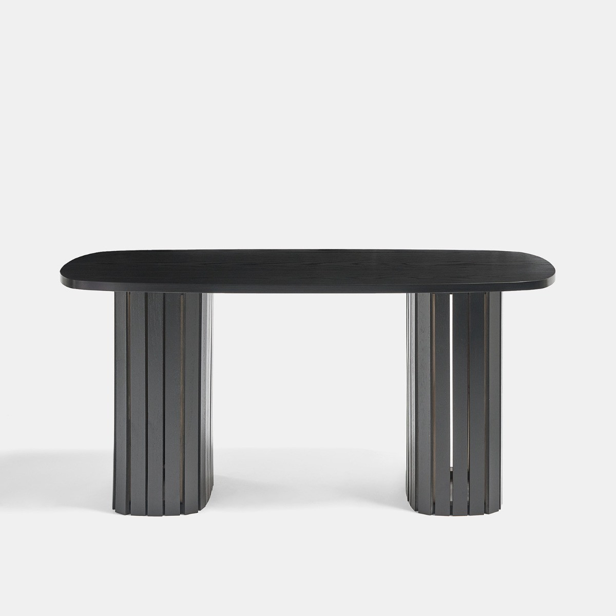 OHS Madison Ribbed Coffee Table - Black>