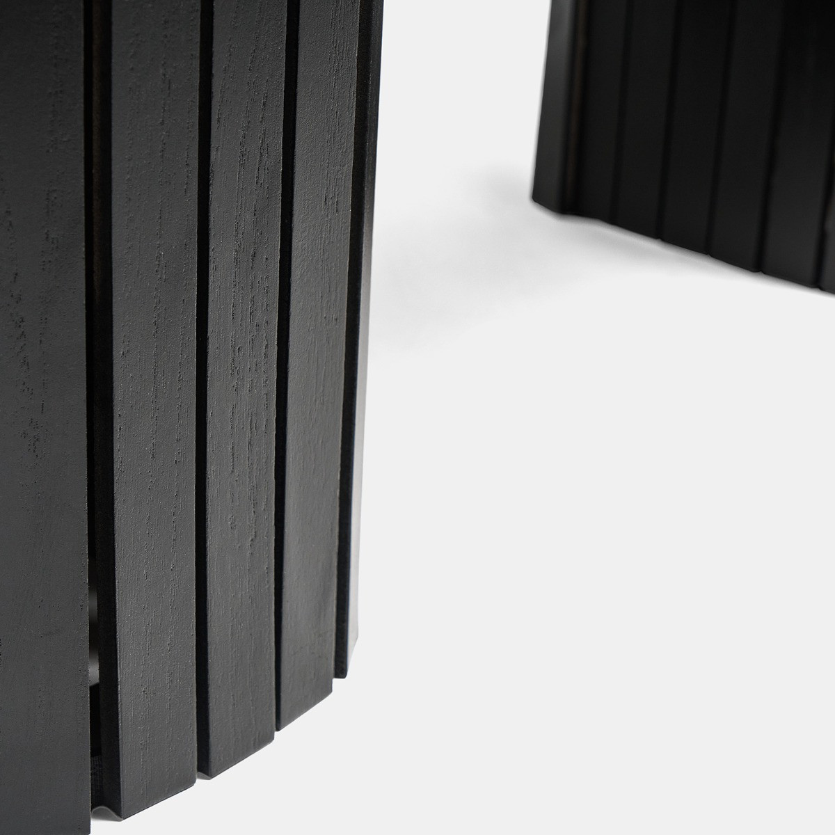 OHS Madison Ribbed Coffee Table - Black>