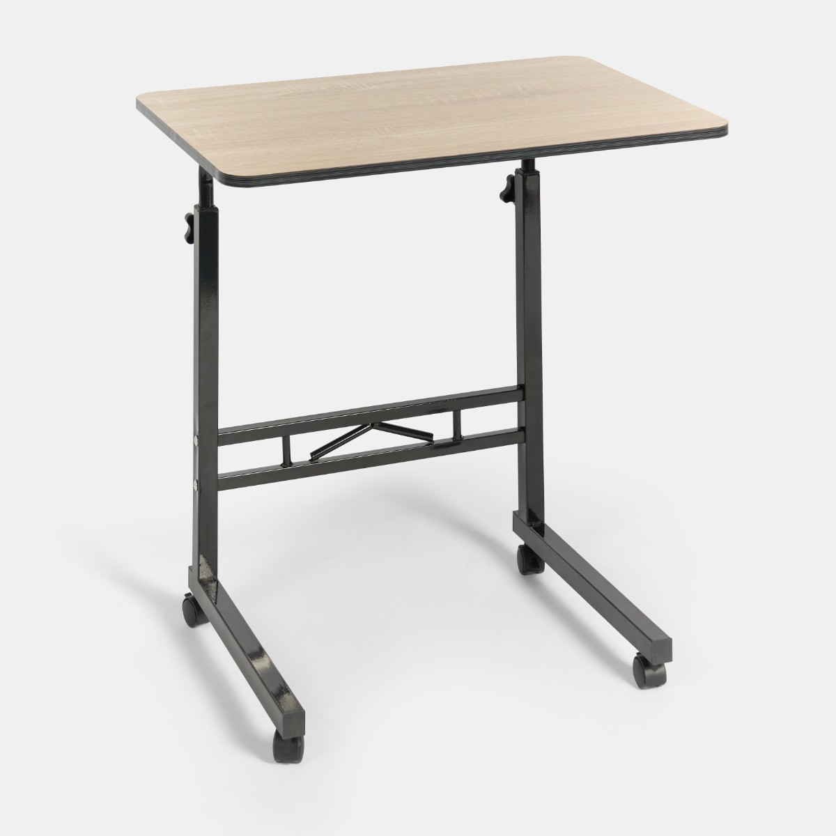 OHS Adjustable C Shape Table - Light Wood>