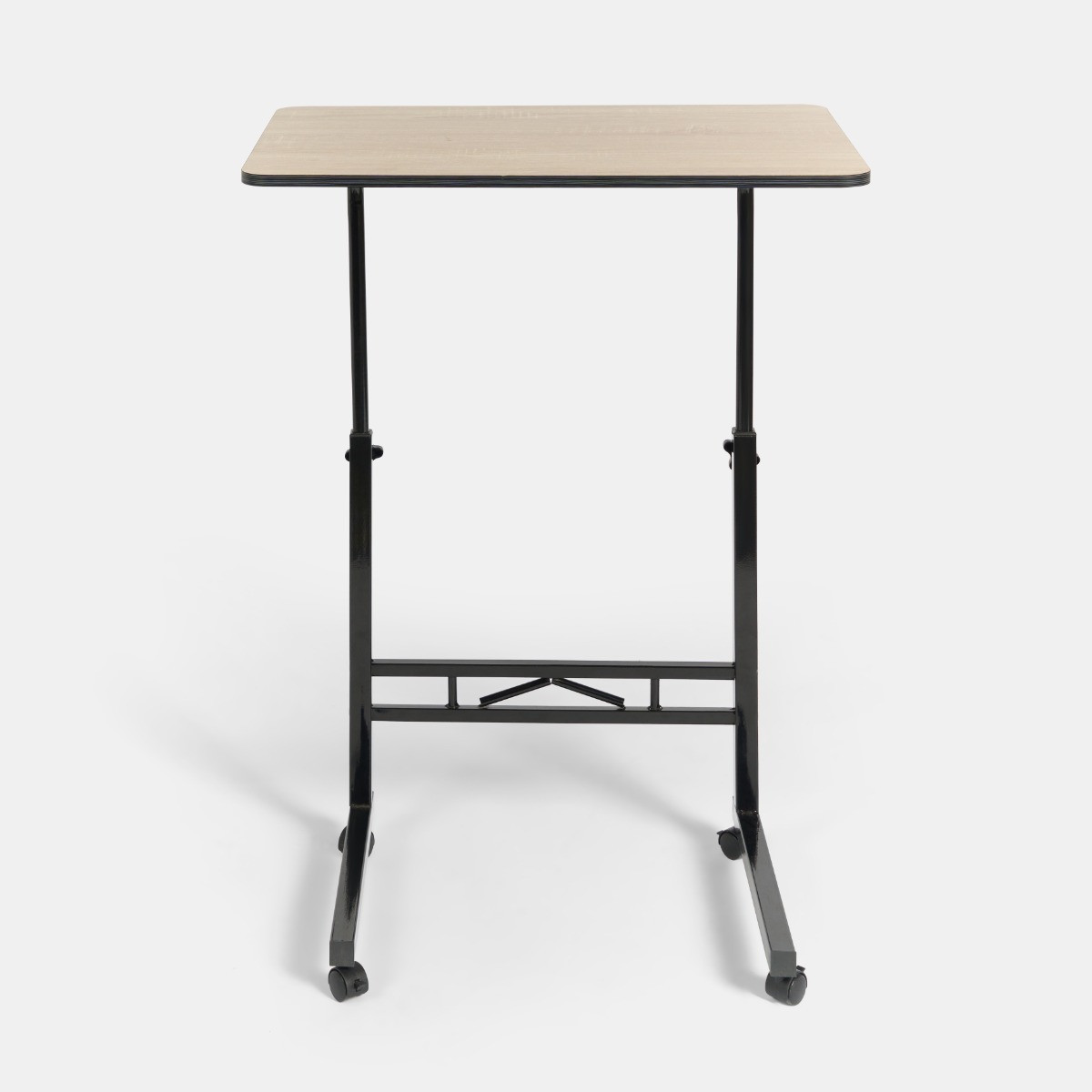 OHS Adjustable C Shape Table - Light Wood>