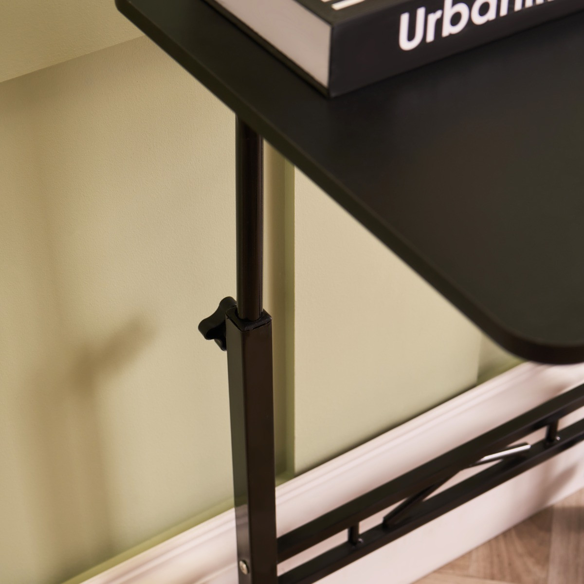 OHS Adjustable C Shape Table - Black>