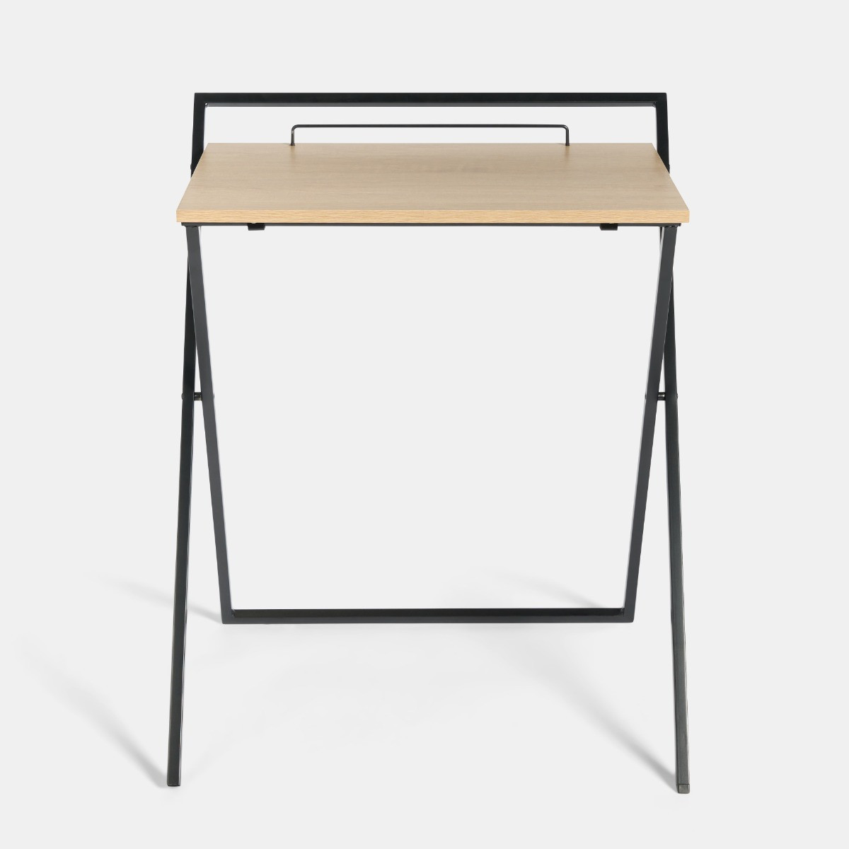 OHS Foldable Desk Table - Natural Wood>