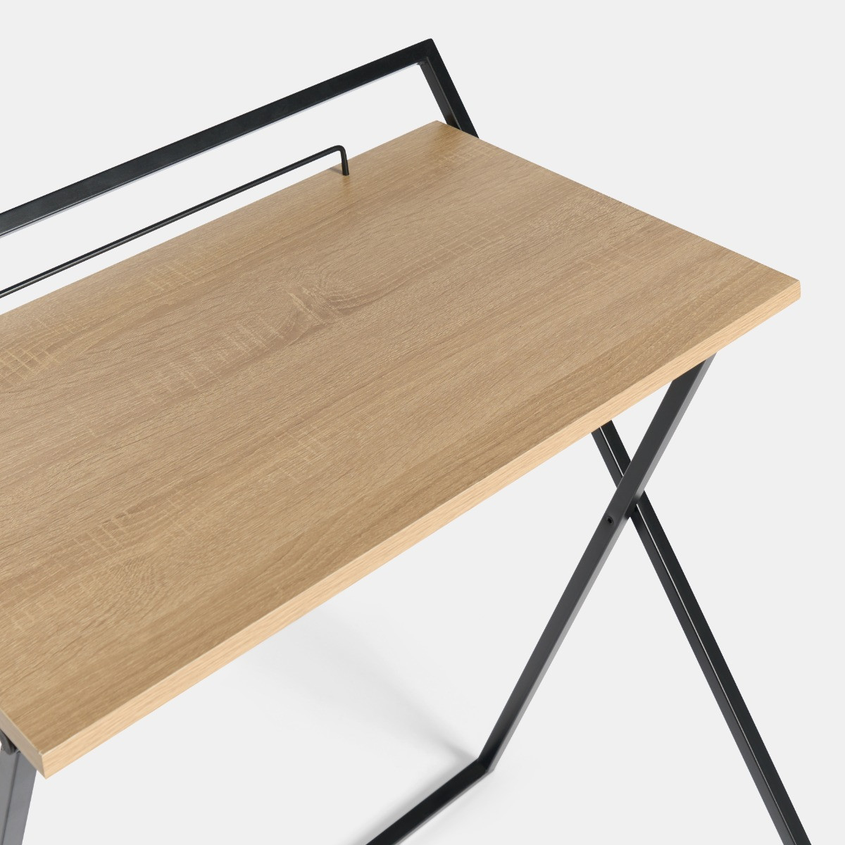 OHS Foldable Desk Table - Natural Wood>