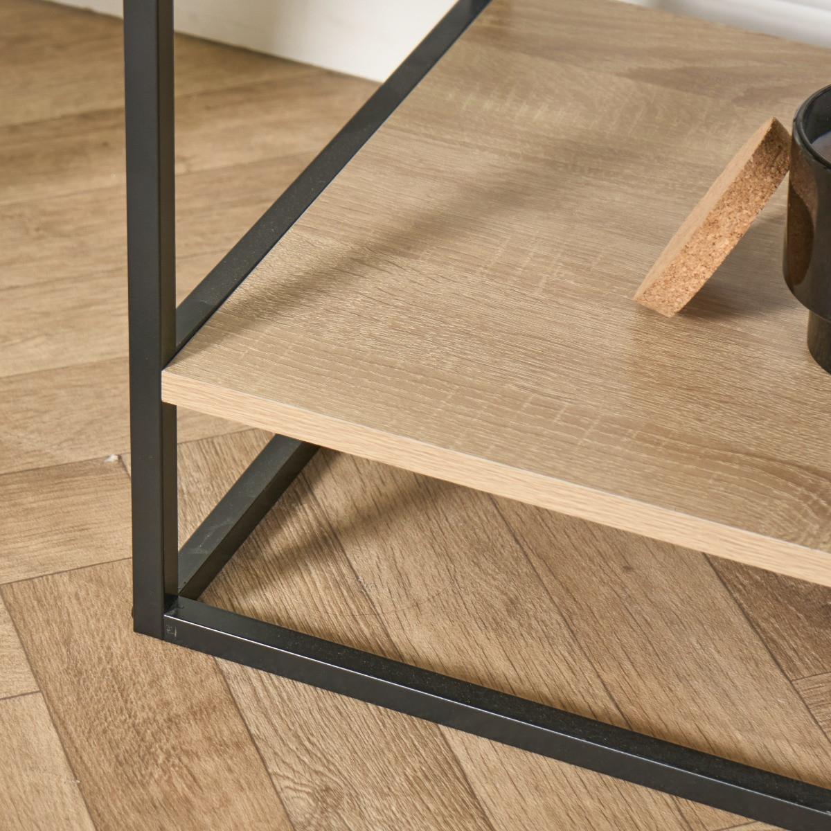 OHS Tiered TV Unit - Natural Wood>