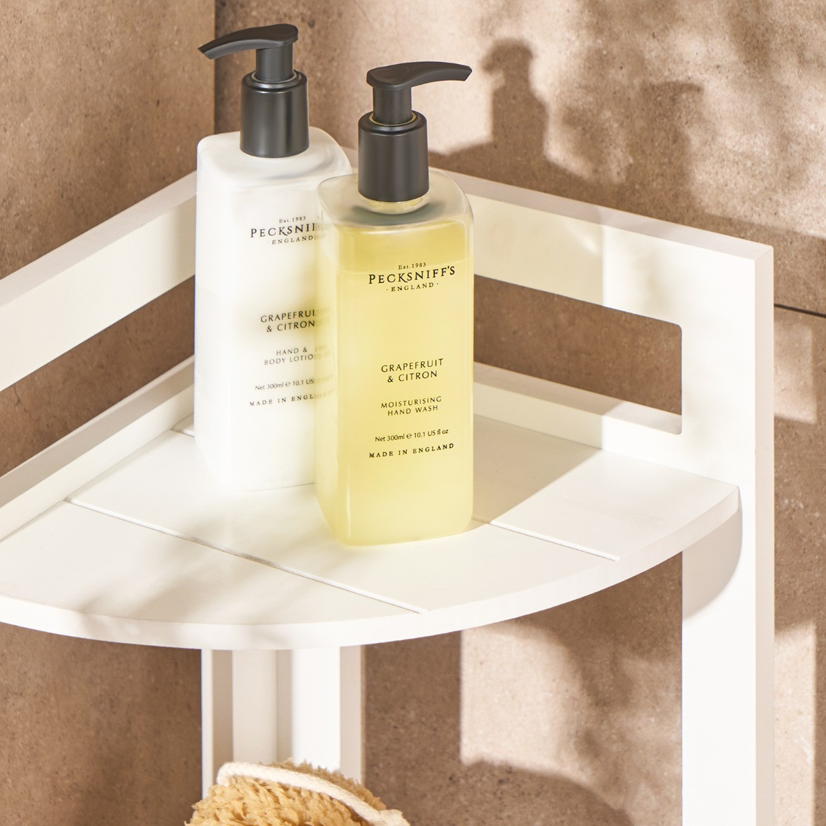 OHS 3-Tier Corner Shelving Unit - White>