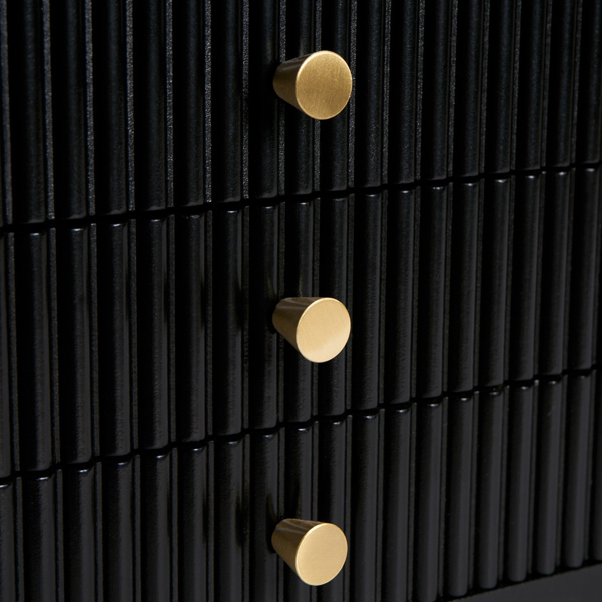 OHS Small Ribbed Desk Drawers - Black>