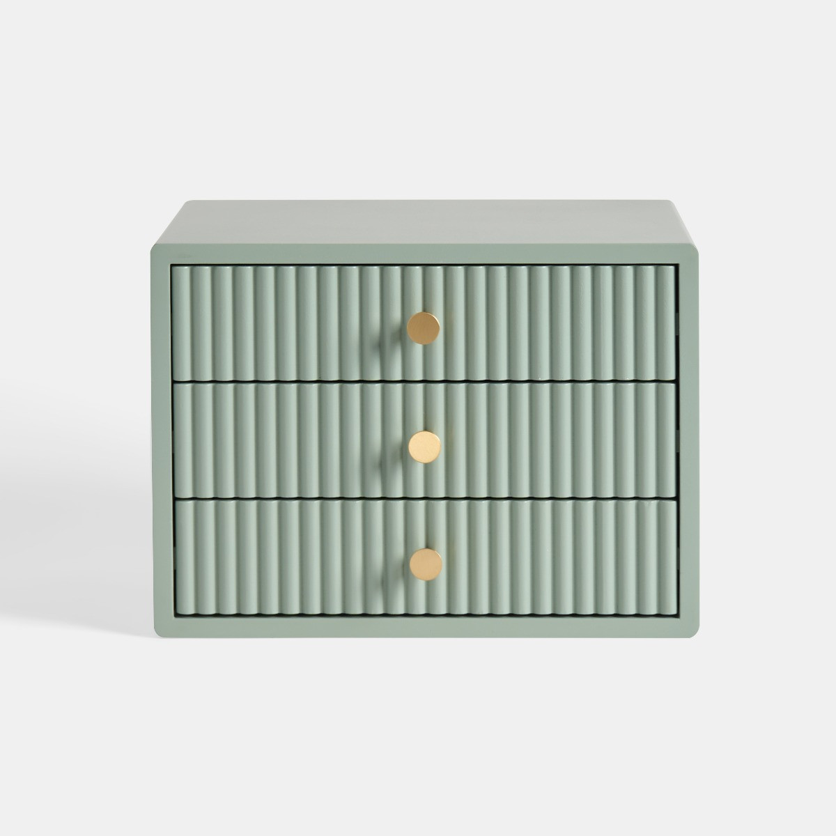 OHS Small Ribbed Desk Drawers - Sage Green>