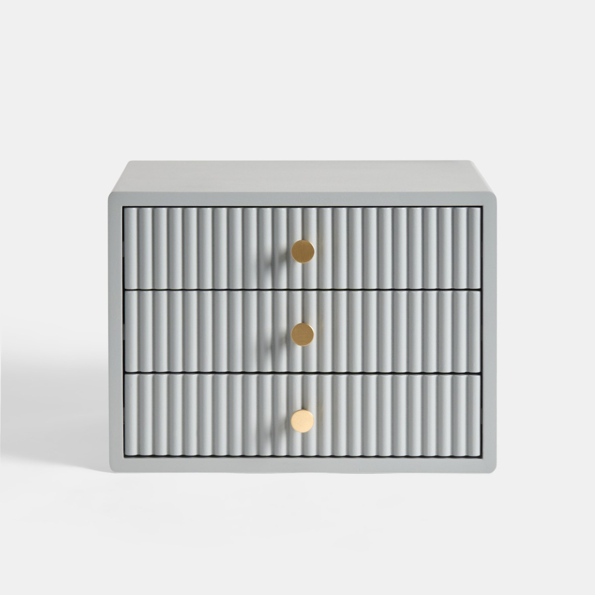 OHS Small Ribbed Desk Drawers - Grey>