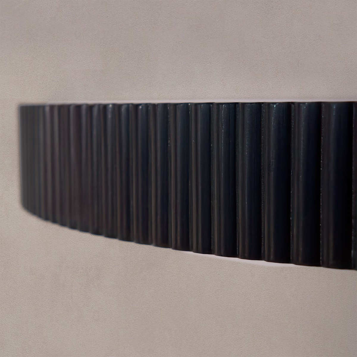 OHS Ribbed Corner Shelf - Black>