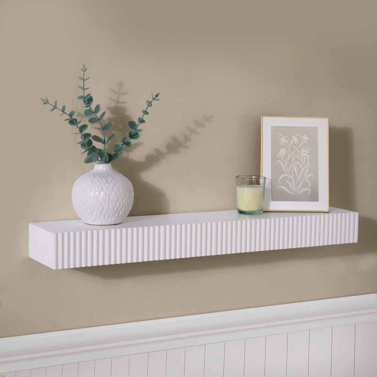 OHS Ribbed Shelf - Cream>