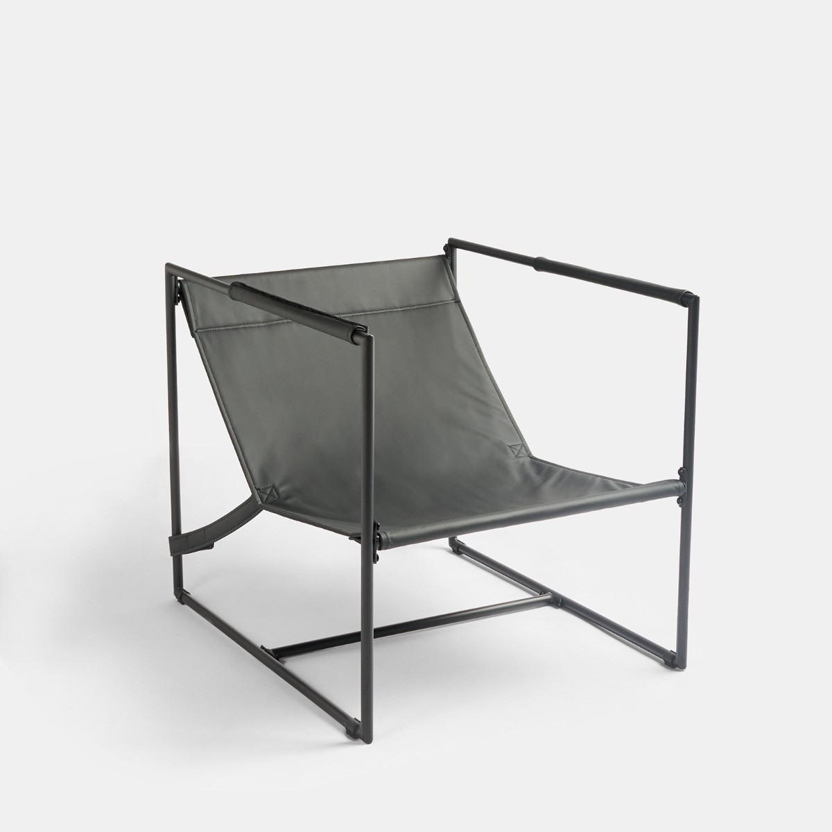 OHS Ribbed Accent Chair - Cream>