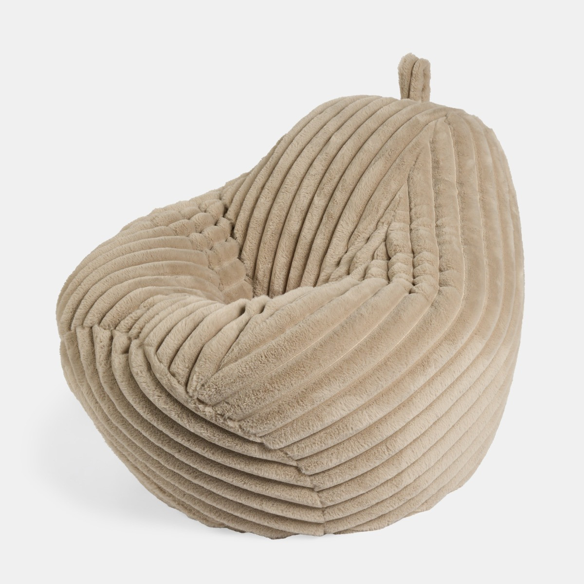 OHS Adults Ribbed Bean Bag - Natural>