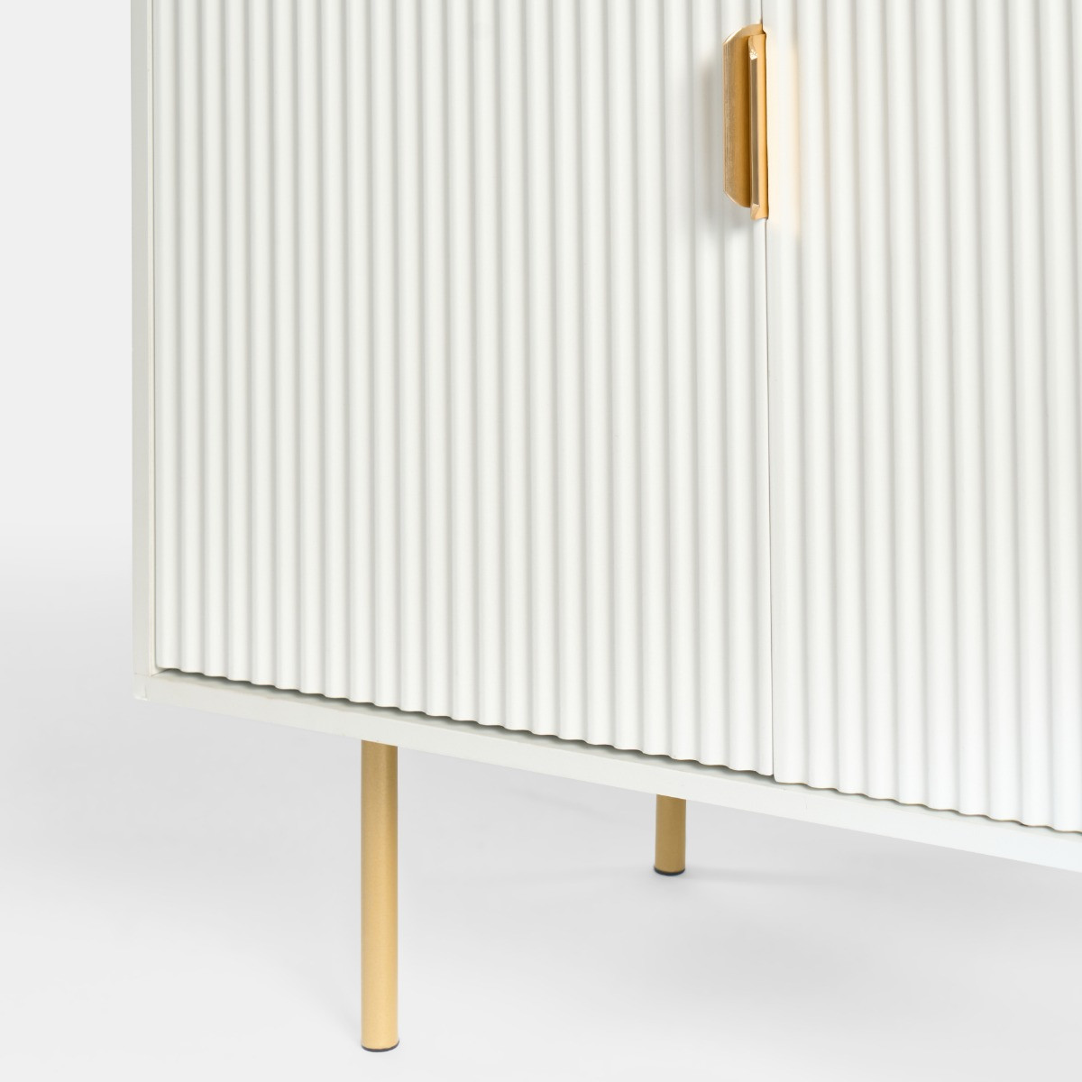 OHS Ribbed Sideboard - White>