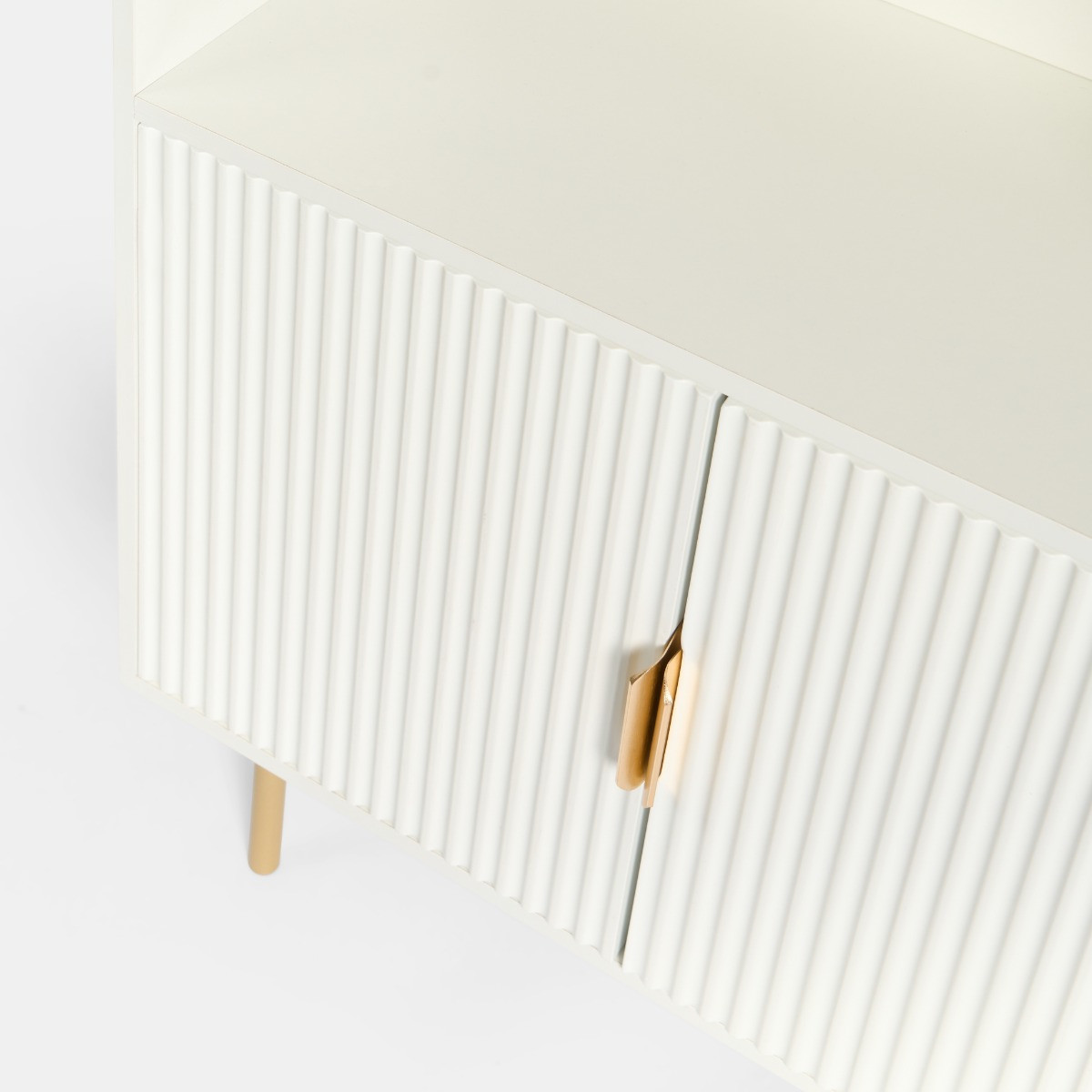 OHS Ribbed Display Unit - White>