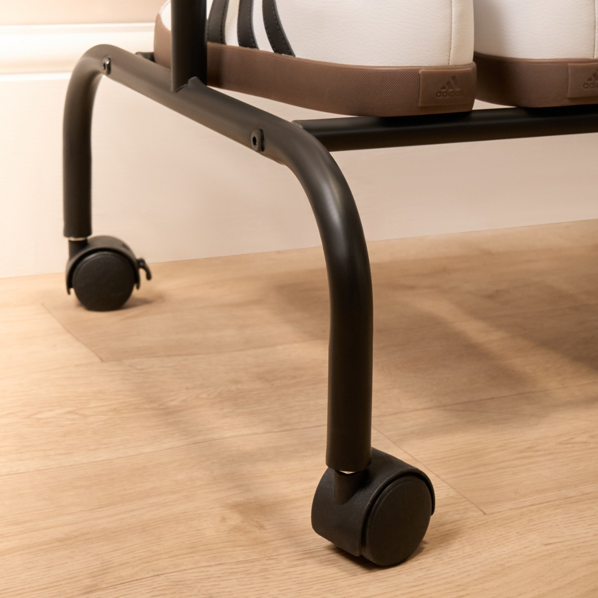 OHS Heavy Duty Clothes Rail With Rack - Black/Wood >