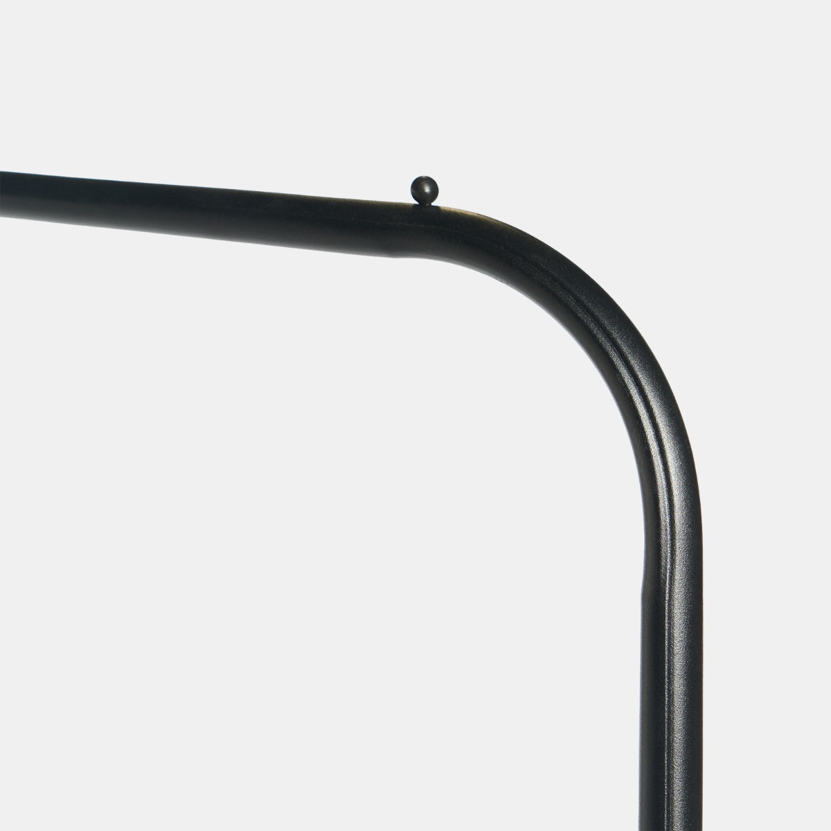 OHS Heavy Duty Double Clothes Rail - Black>