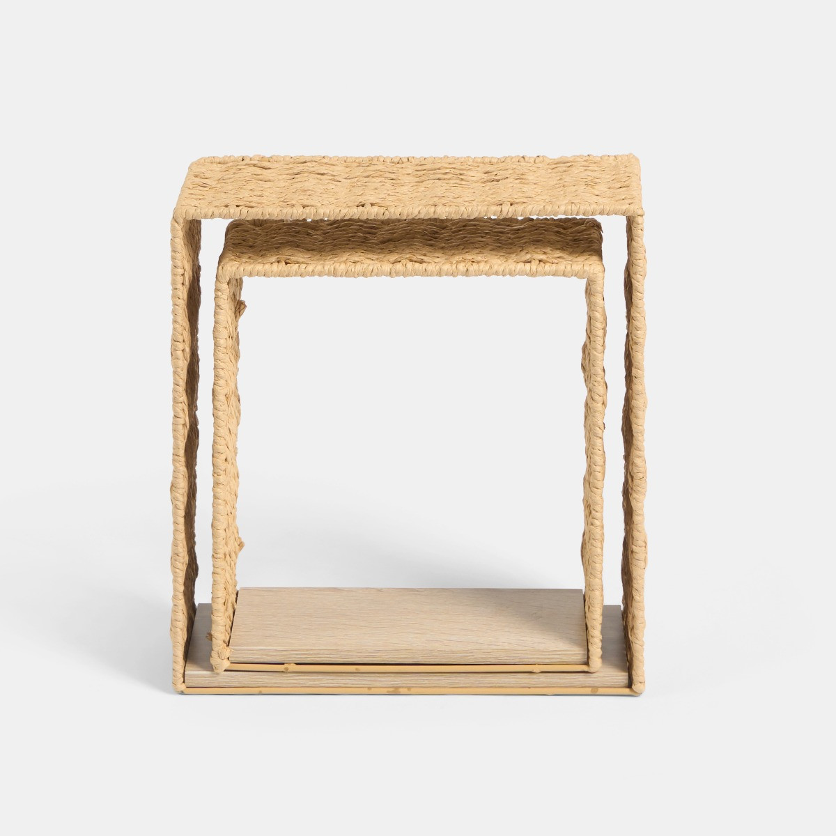 OHS Seagrass Rattan Shelves, Natural - 2 Pack>