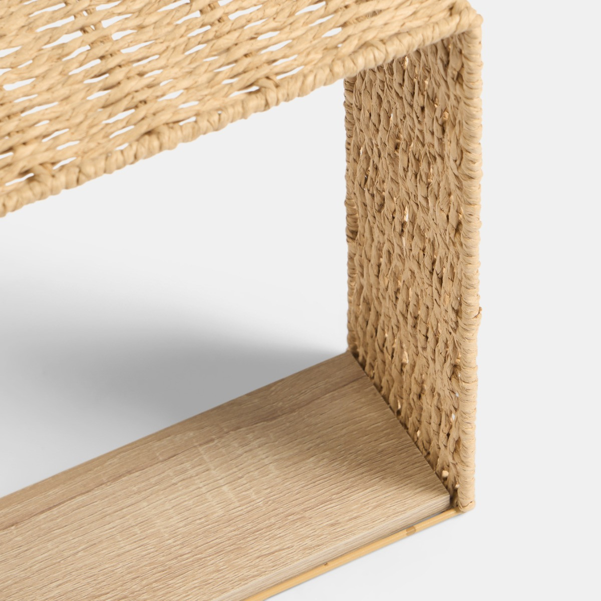 OHS Seagrass Rattan Shelves, Natural - 2 Pack>