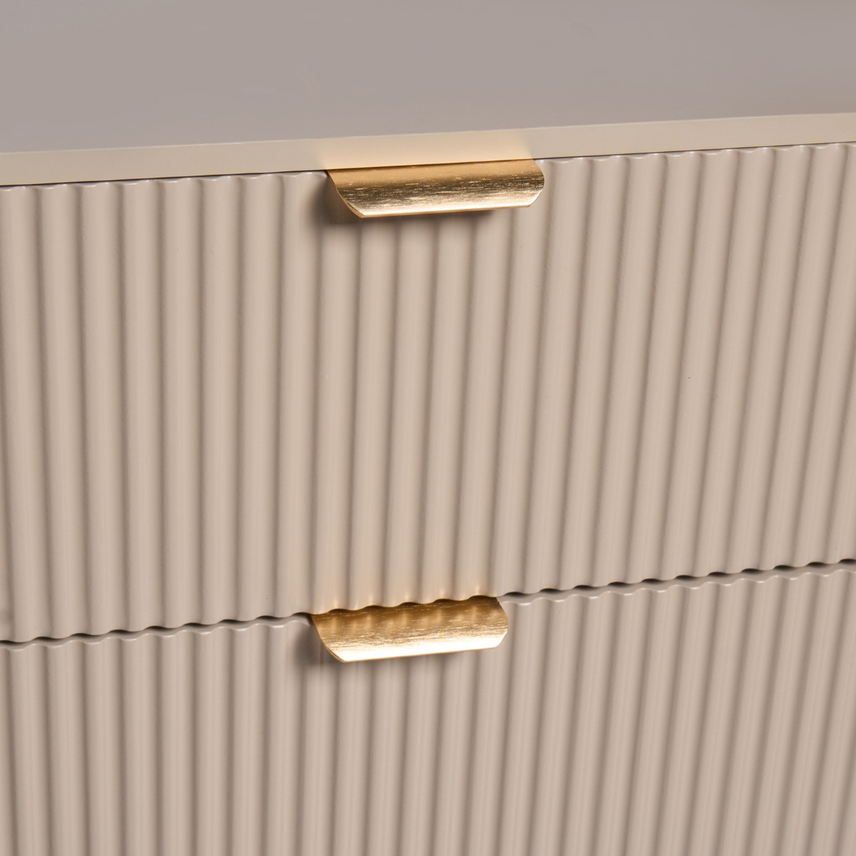 OHS Ribbed 6-Drawer Unit - Natural>