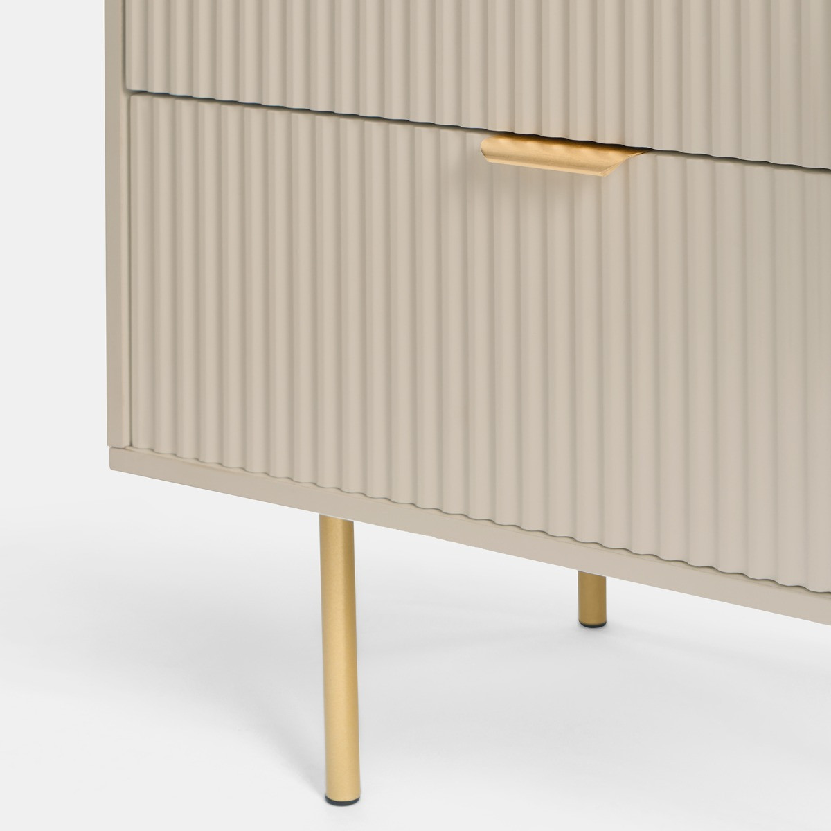 OHS Ribbed 5-Drawer Unit - Natural>