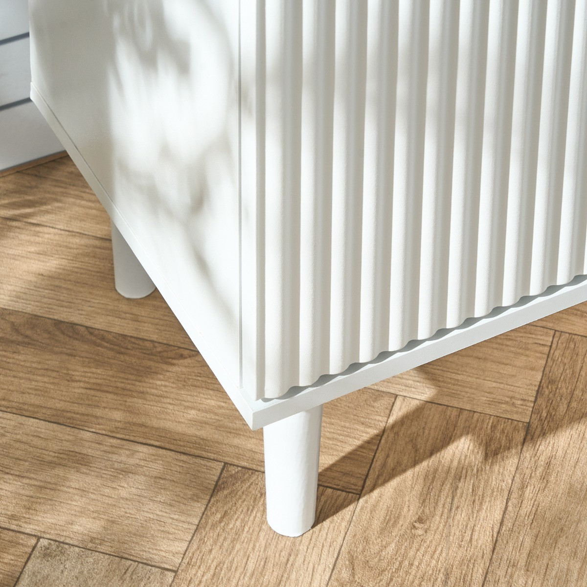 OHS Ribbed Under Sink Unit - White>