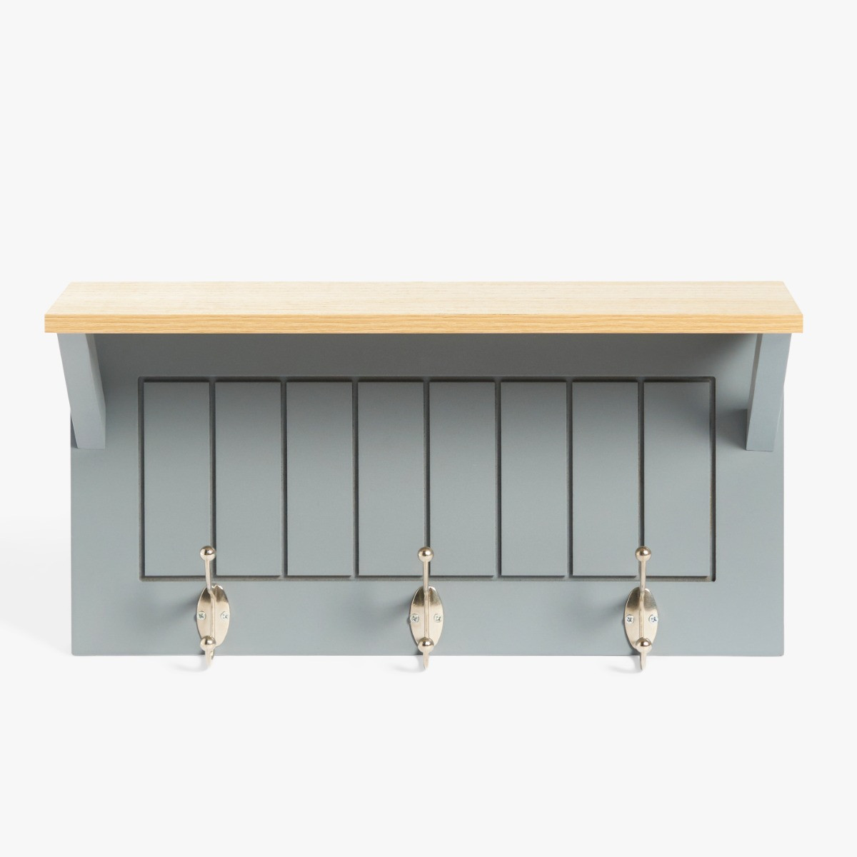 OHS Coat Hook Shelf - Grey/Natural>