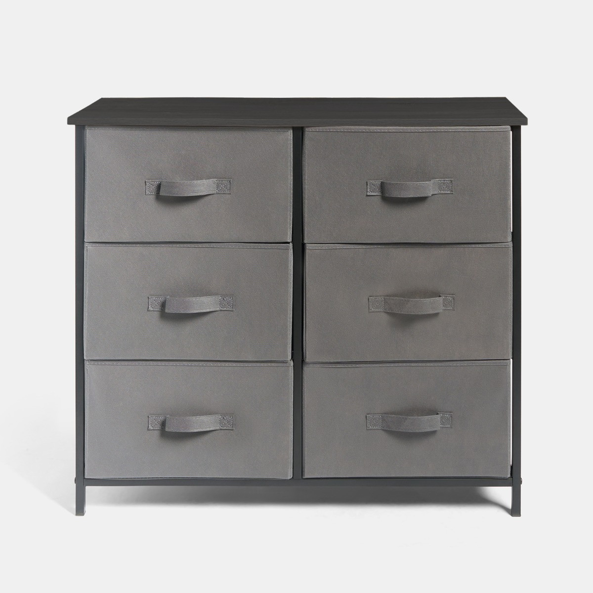 OHS Brooklyn 6 Drawer Unit - Grey>