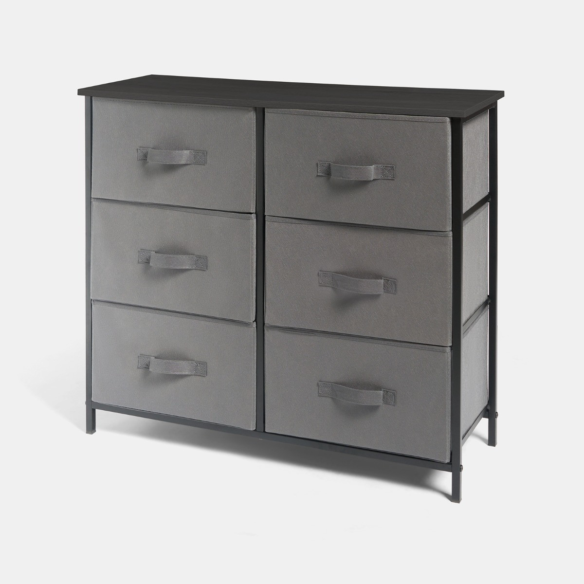 OHS Brooklyn 6 Drawer Unit - Grey>