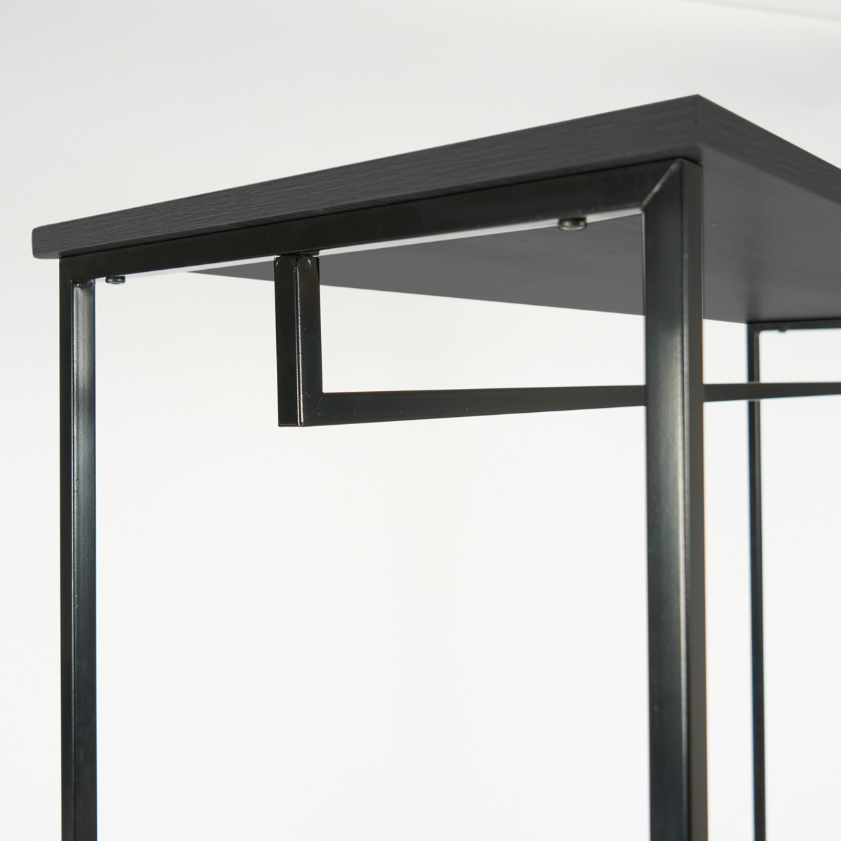 OHS Brooklyn 6 Drawer Fabric Cabinet with Hanging Rail - Grey>