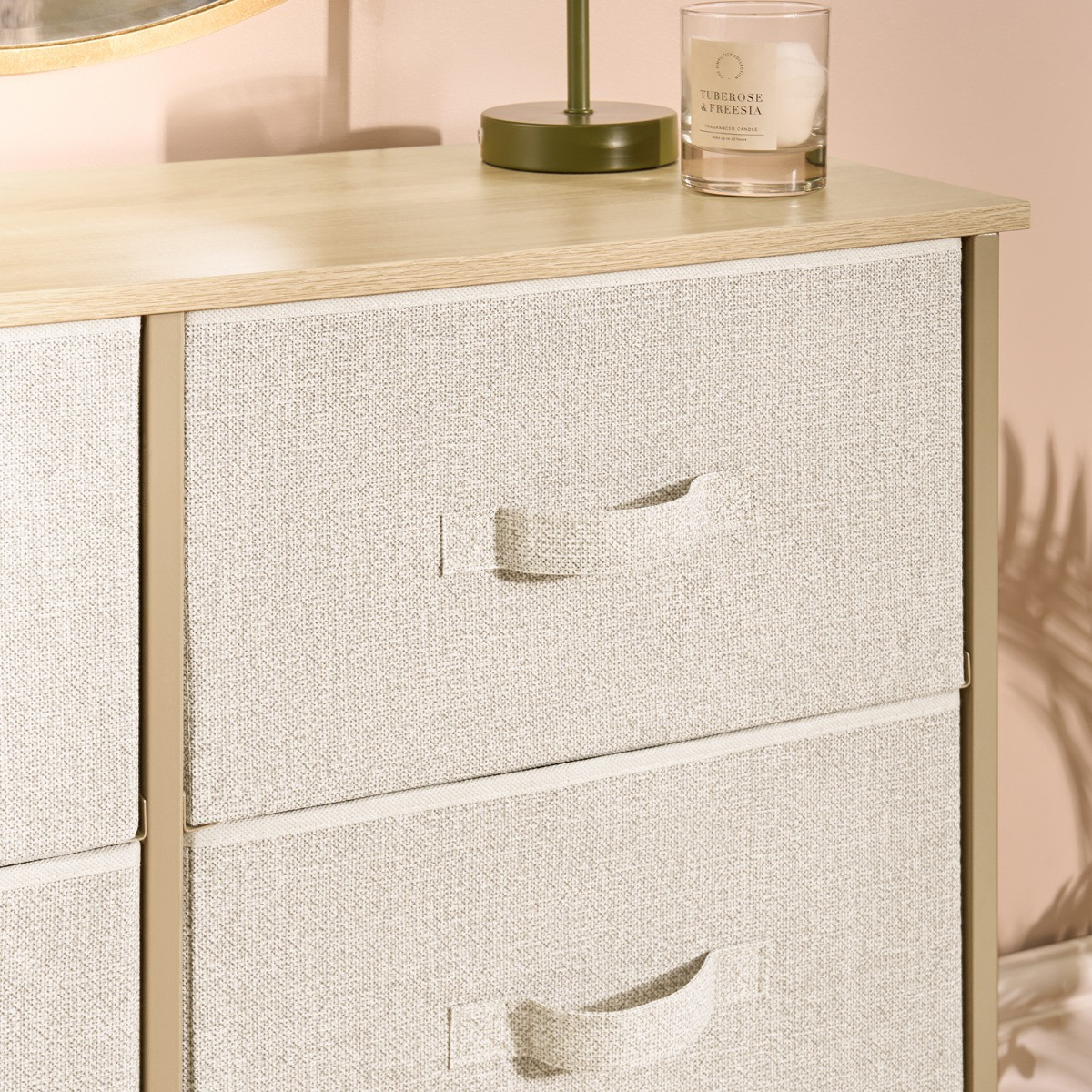 OHS Brooklyn 6 Drawer Unit - Beige>