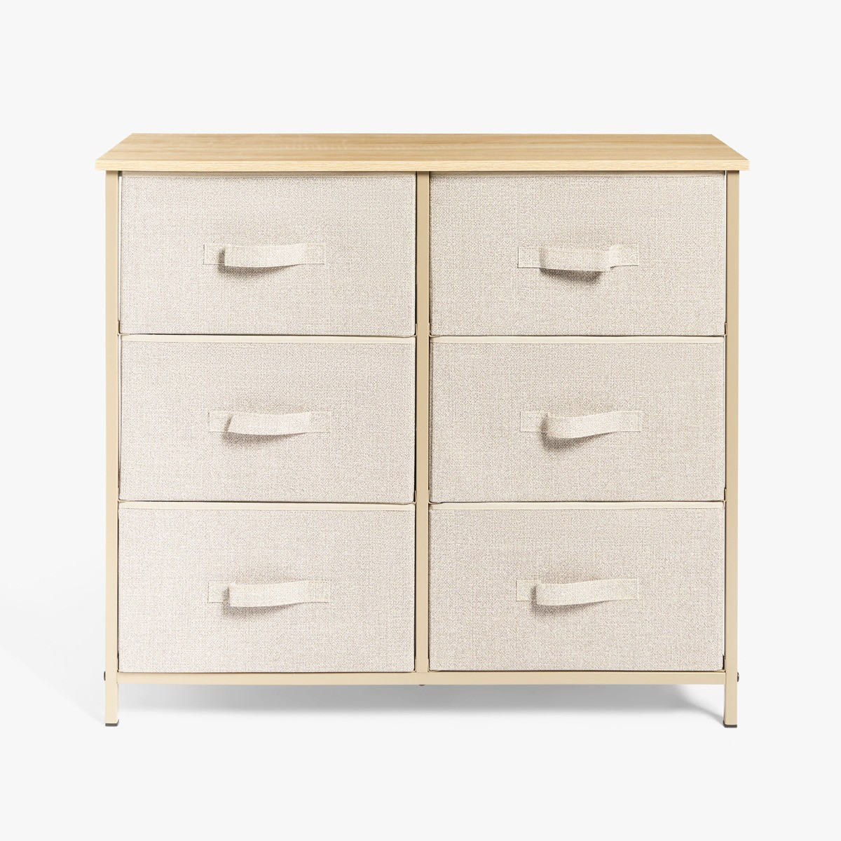 OHS Brooklyn 6 Drawer Unit - Beige>