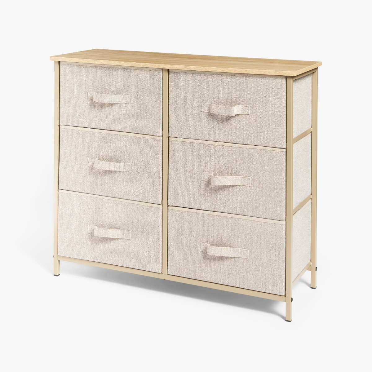 OHS Brooklyn 6 Drawer Unit - Beige>