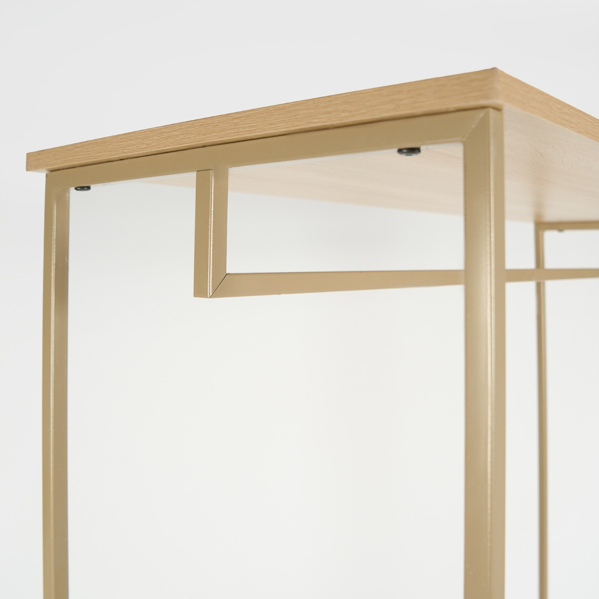 OHS Brooklyn 6 Drawer Fabric Cabinet with Hanging Rail - Beige>