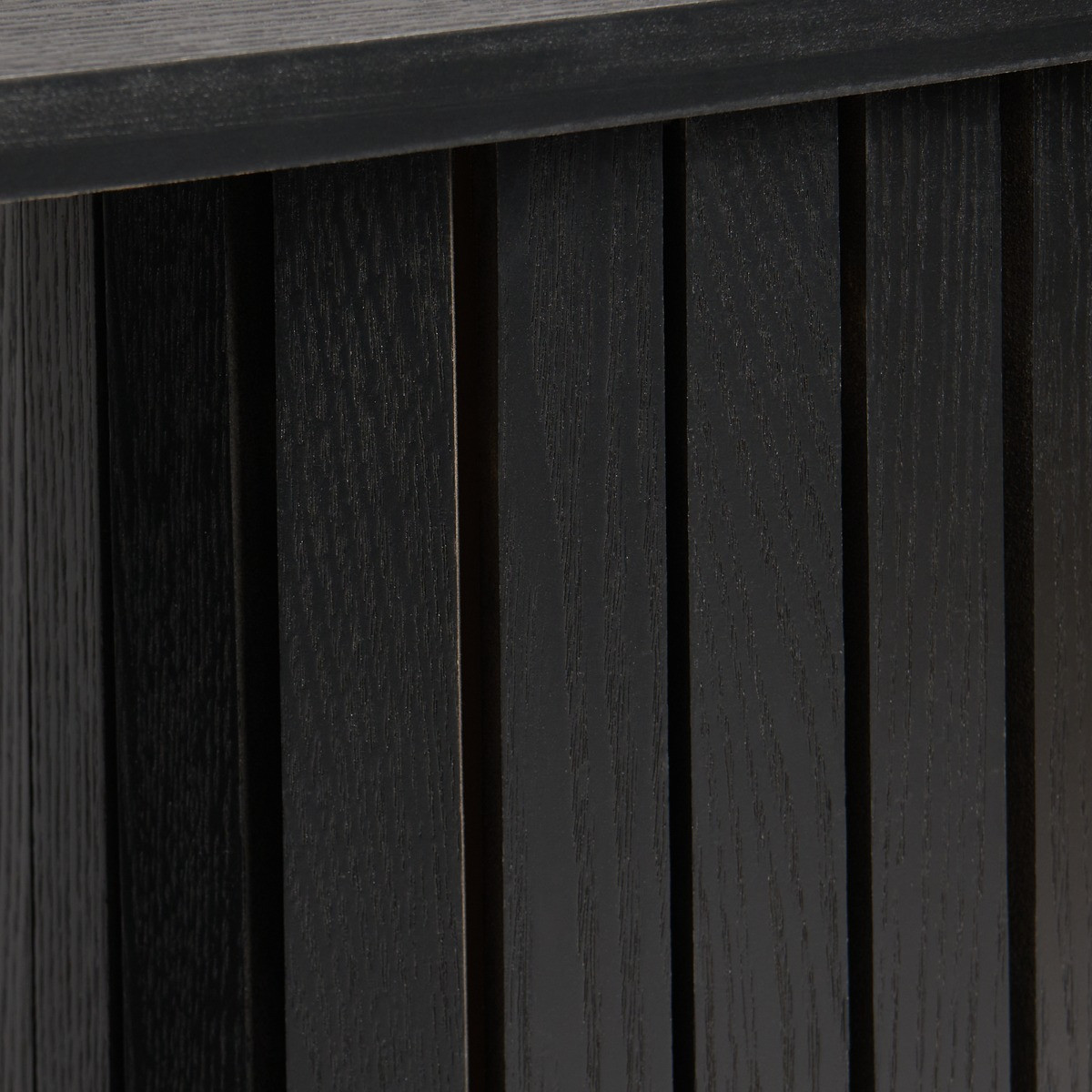 OHS Madison Ribbed Console Table - Black >