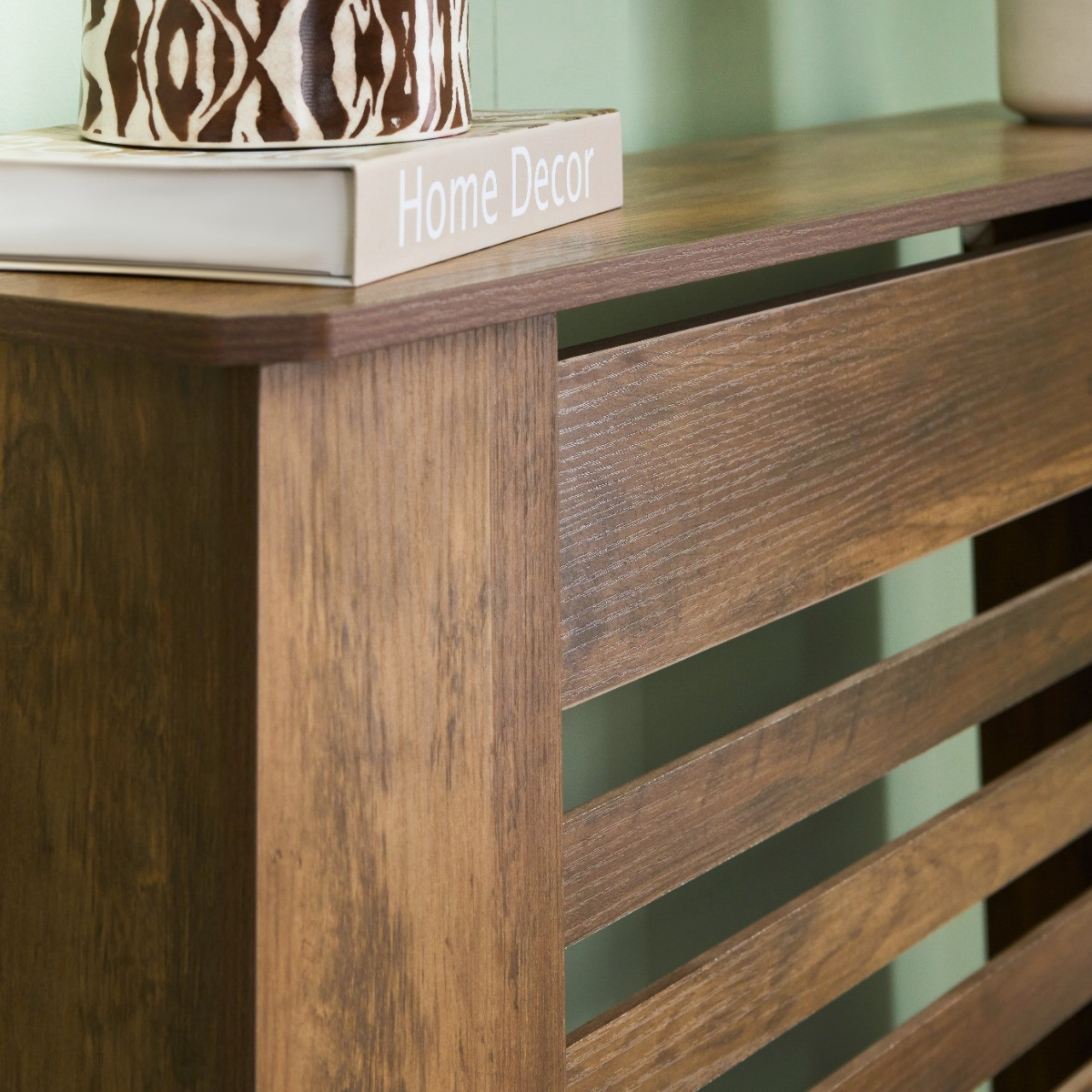 OHS Small Radiator Cover - Dark Wood>
