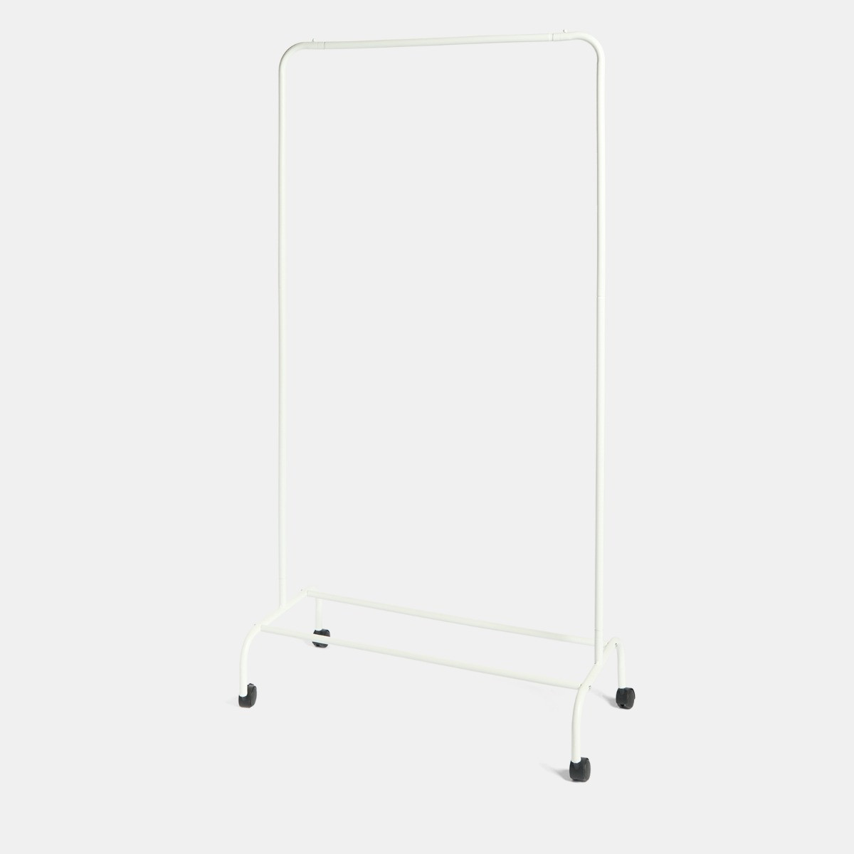 OHS Heavy Duty Clothes Rail With Rack - White>