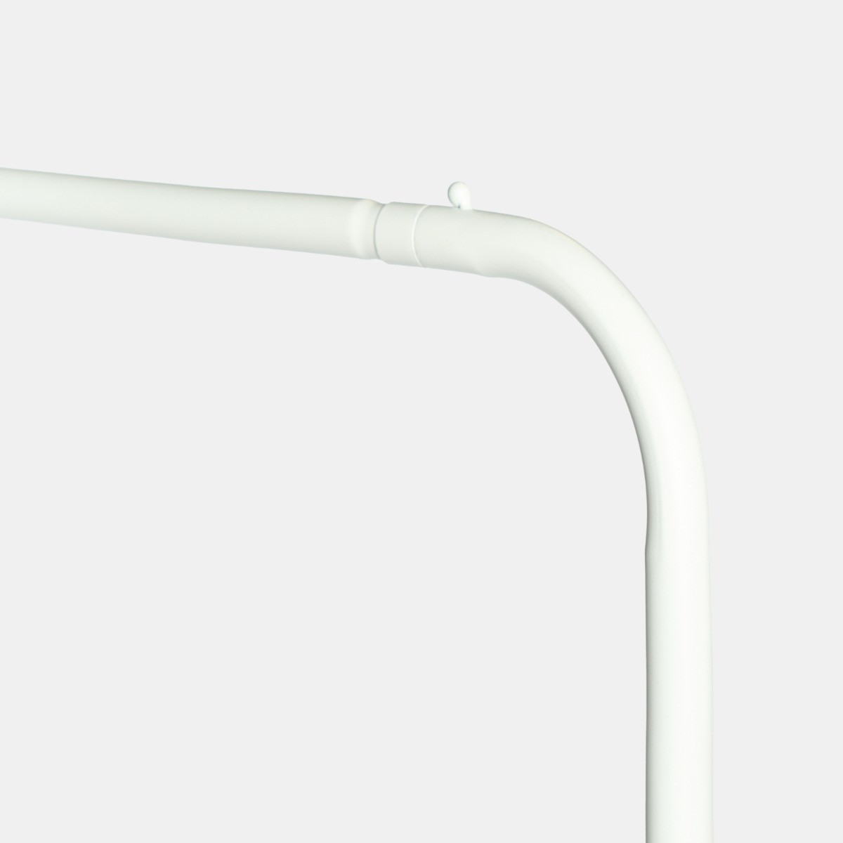 OHS Heavy Duty Clothes Rail With Rack - White>