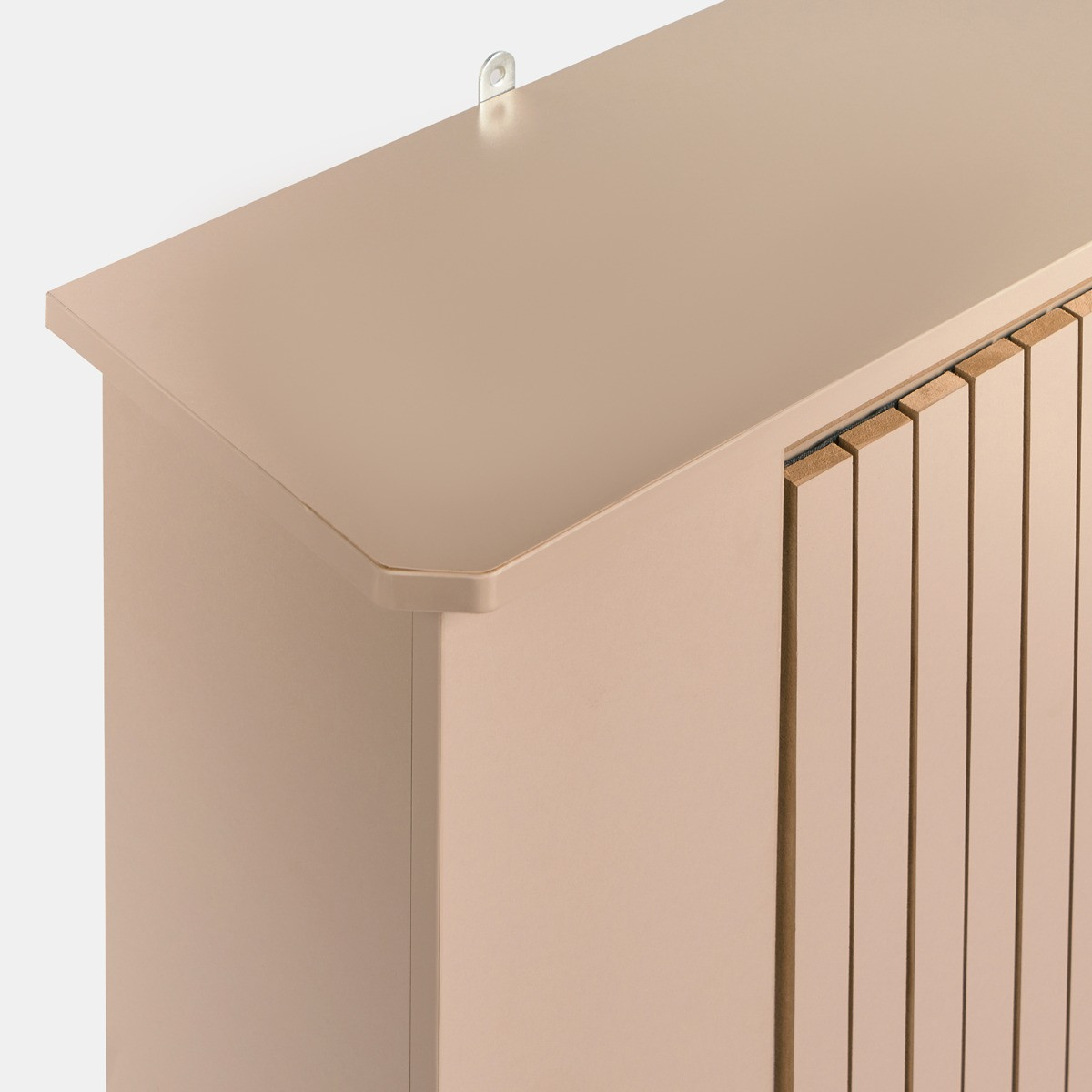 OHS Small Ribbed Radiator Cover - Natural>