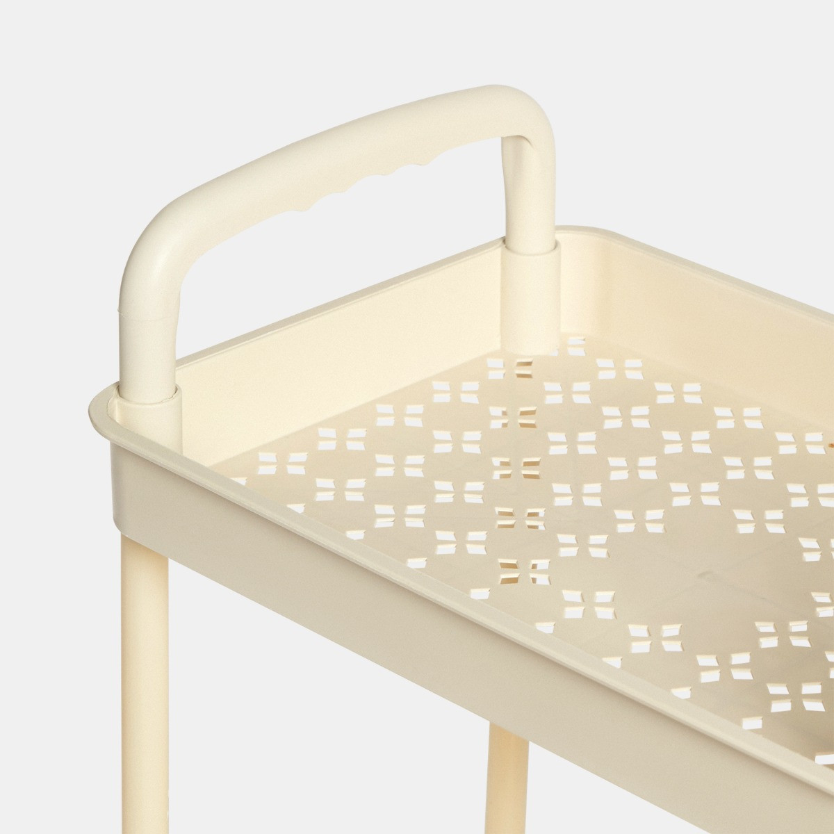 OHS 3 Layer Trolley Cart - Cream>